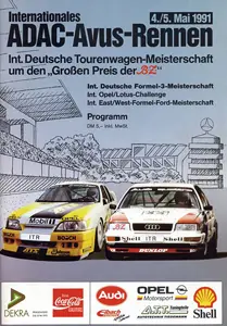 1991-05-05 | AVUS | AVUS-Rennplakate | avus event artwork | avus programme cover | avus poster | carsten riede