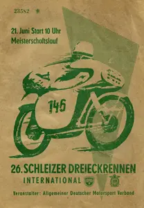 1959-06-21 | Schleiz | DDR-Rennplakate | gdr event artwork | gdr programme cover | gdr poster | carsten riede