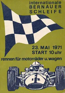 1971-05-23 | Bernau | DDR-Rennplakate | gdr event artwork | gdr programme cover | gdr poster | carsten riede