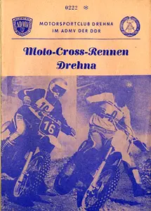 1987-10-04 | Drehna | DDR-Rennplakate | gdr event artwork | gdr programme cover | gdr poster | carsten riede