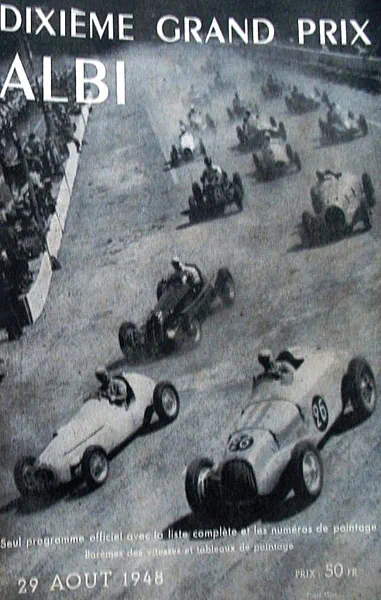 1948-08-29 | Grand Prix De l`Albigeois | Albi | Formula 1 Event Artworks | formula 1 event artwork | formula 1 programme cover | formula 1 poster | carsten riede