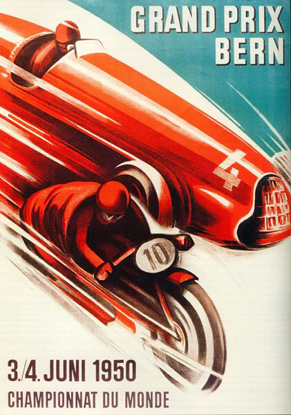1950-06-04 | Grosser Preis der Schweiz | Bern | Formula 1 Event Artworks | formula 1 event artwork | formula 1 programme cover | formula 1 poster | carsten riede