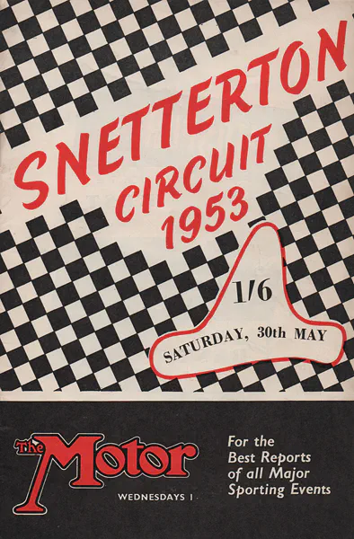 1953-05-30 | Snetterton Coronation Trophy | Snetterton | Formula 1 Event Artworks | formula 1 event artwork | formula 1 programme cover | formula 1 poster | carsten riede