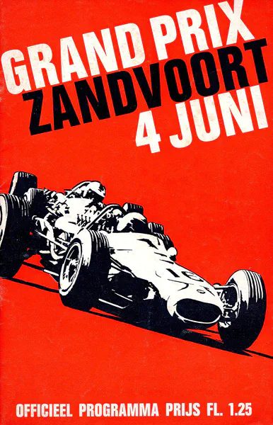1967-06-04 | Grote Prijs Van Nederland | Zandvoort | Formula 1 Event Artworks | formula 1 event artwork | formula 1 programme cover | formula 1 poster | carsten riede