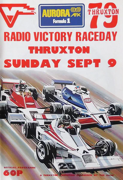 1979-09-09 | Radio Victory Trophy | Thruxton | Formula 1 Event Artworks | formula 1 event artwork | formula 1 programme cover | formula 1 poster | carsten riede
