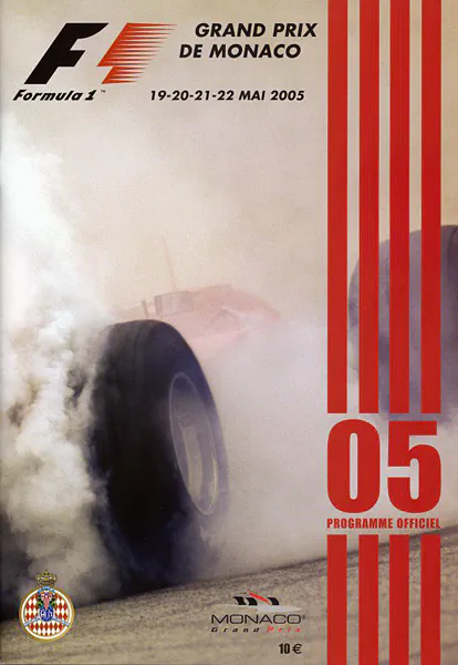 2005-05-22 | Grand Prix De Monaco | Monte Carlo | Formula 1 Event Artworks | formula 1 event artwork | formula 1 programme cover | formula 1 poster | carsten riede
