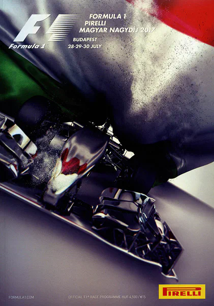 2017-07-30 | Magyar Nagydij | Budapest | Formula 1 Event Artworks | formula 1 event artwork | formula 1 programme cover | formula 1 poster | carsten riede