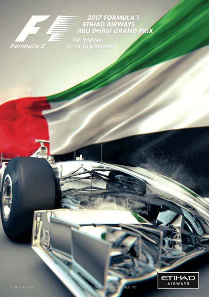 2017-11-26 | Abu Dhabi Grand Prix | Abu Dhabi | Formula 1 Event Artworks | formula 1 event artwork | formula 1 programme cover | formula 1 poster | carsten riede