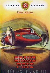 1949-09-25 | Masarykuv Okruh | Brno | Formula 1 Event Artworks | formula 1 event artwork | formula 1 programme cover | formula 1 poster | carsten riede
