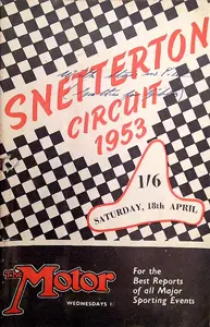 1953-04-18 | Aston Martin Owners Club Formula 2 Race | Snetterton | Formula 1 Event Artworks | formula 1 event artwork | formula 1 programme cover | formula 1 poster | carsten riede