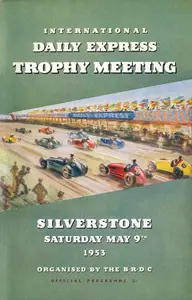 1953-05-09 | International Trophy | Silverstone | Formula 1 Event Artworks | formula 1 event artwork | formula 1 programme cover | formula 1 poster | carsten riede