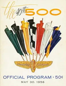 1956-05-30 | Indianapolis 500 | Indianapolis | Formula 1 Event Artworks | formula 1 event artwork | formula 1 programme cover | formula 1 poster | carsten riede