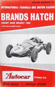 1960-08-01 | Silver City Trophy | Brands Hatch | Formula 1 Event Artworks | formula 1 event artwork | formula 1 programme cover | formula 1 poster | carsten riede