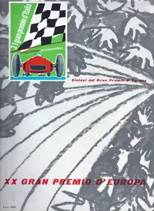 1960-09-04 | Gran Premio D`Italia | Monza | Formula 1 Event Artworks | formula 1 event artwork | formula 1 programme cover | formula 1 poster | carsten riede