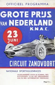 1963-06-23 | Grote Prijs Van Nederland | Zandvoort | Formula 1 Event Artworks | formula 1 event artwork | formula 1 programme cover | formula 1 poster | carsten riede