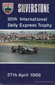 1968-04-27 | International Trophy | Silverstone | Formula 1 Event Artworks | formula 1 event artwork | formula 1 programme cover | formula 1 poster | carsten riede