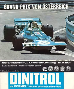 1971-08-15 | Grosser Preis von Österreich | Zeltweg | Formula 1 Event Artworks | formula 1 event artwork | formula 1 programme cover | formula 1 poster | carsten riede
