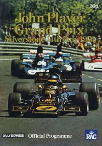 1973-07-14 | British Grand Prix | Silverstone | Formula 1 Event Artworks | formula 1 event artwork | formula 1 programme cover | formula 1 poster | carsten riede