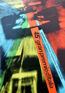 1974-09-08 | Gran Premio D`Italia | Monza | Formula 1 Event Artworks | formula 1 event artwork | formula 1 programme cover | formula 1 poster | carsten riede