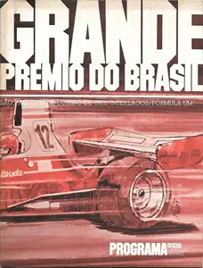 1976-01-25 | Grande Premio Do Brasil | Interlagos | Formula 1 Event Artworks | formula 1 event artwork | formula 1 programme cover | formula 1 poster | carsten riede