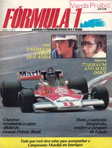 1977-01-23 | Grande Premio Do Brasil | Interlagos | Formula 1 Event Artworks | formula 1 event artwork | formula 1 programme cover | formula 1 poster | carsten riede