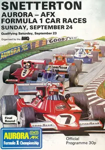 1978-09-24 | Budweiser Trophy | Snetterton | Formula 1 Event Artworks | formula 1 event artwork | formula 1 programme cover | formula 1 poster | carsten riede