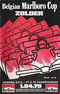 1979-04-01 | Belgian Cup | Zolder | Formula 1 Event Artworks | formula 1 event artwork | formula 1 programme cover | formula 1 poster | carsten riede