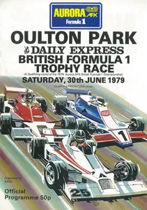 1979-06-30 | Daily Express Trophy | Oulton Park | Formula 1 Event Artworks | formula 1 event artwork | formula 1 programme cover | formula 1 poster | carsten riede