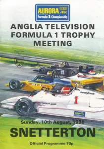 1980-08-10 | Anglia Television Trophy | Snetterton | Formula 1 Event Artworks | formula 1 event artwork | formula 1 programme cover | formula 1 poster | carsten riede
