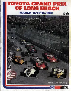 1981-03-15 | United States Grand Prix | Long Beach | Formula 1 Event Artworks | formula 1 event artwork | formula 1 programme cover | formula 1 poster | carsten riede