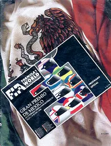 1990-06-24 | Gran Premio De Mexico | Mexico | Formula 1 Event Artworks | formula 1 event artwork | formula 1 programme cover | formula 1 poster | carsten riede