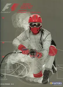 2002-03-03 | Australian Grand Prix | Melbourne | Formula 1 Event Artworks | formula 1 event artwork | formula 1 programme cover | formula 1 poster | carsten riede