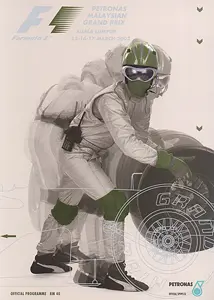 2002-03-17 | Malaysian Grand Prix | Sepang | Formula 1 Event Artworks | formula 1 event artwork | formula 1 programme cover | formula 1 poster | carsten riede