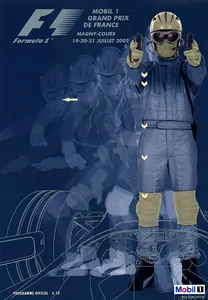 2002-07-21 | Grand Prix De France | Magny-Cours | Formula 1 Event Artworks | formula 1 event artwork | formula 1 programme cover | formula 1 poster | carsten riede