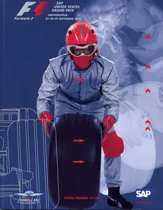 2002-09-29 | United States Grand Prix | Indianapolis | Formula 1 Event Artworks | formula 1 event artwork | formula 1 programme cover | formula 1 poster | carsten riede