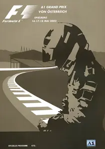 2003-05-18 | Grosser Preis von Österreich | Spielberg | Formula 1 Event Artworks | formula 1 event artwork | formula 1 programme cover | formula 1 poster | carsten riede