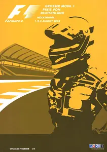 2003-08-03 | Grosser Preis von Deutschland | Hockenheim | Formula 1 Event Artworks | formula 1 event artwork | formula 1 programme cover | formula 1 poster | carsten riede