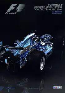 2006-07-30 | Grosser Preis von Deutschland | Hockenheim | Formula 1 Event Artworks | formula 1 event artwork | formula 1 programme cover | formula 1 poster | carsten riede