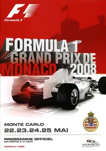 2008-05-25 | Grand Prix De Monaco | Monte Carlo | Formula 1 Event Artworks | formula 1 event artwork | formula 1 programme cover | formula 1 poster | carsten riede