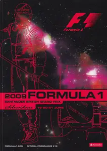 2009-06-21 | British Grand Prix | Silverstone | Formula 1 Event Artworks | formula 1 event artwork | formula 1 programme cover | formula 1 poster | carsten riede
