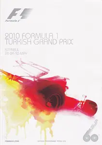 2010-05-30 | Turkish Grand Prix | Istanbul | Formula 1 Event Artworks | formula 1 event artwork | formula 1 programme cover | formula 1 poster | carsten riede