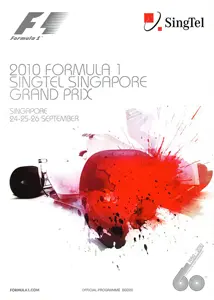 2010-09-26 | Singapore Grand Prix | Singapore | Formula 1 Event Artworks | formula 1 event artwork | formula 1 programme cover | formula 1 poster | carsten riede