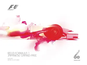 2010-10-10 | Japanese Grand Prix | Suzuka | Formula 1 Event Artworks | formula 1 event artwork | formula 1 programme cover | formula 1 poster | carsten riede