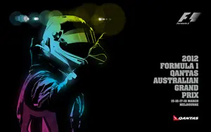 2012-03-18 | Australian Grand Prix | Melbourne | Formula 1 Event Artworks | formula 1 event artwork | formula 1 programme cover | formula 1 poster | carsten riede