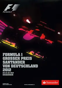 2012-07-22 | Grosser Preis von Deutschland | Hockenheim | Formula 1 Event Artworks | formula 1 event artwork | formula 1 programme cover | formula 1 poster | carsten riede