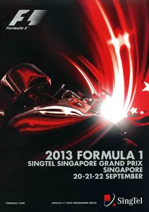 2013-09-22 | Singapore Grand Prix | Singapore | Formula 1 Event Artworks | formula 1 event artwork | formula 1 programme cover | formula 1 poster | carsten riede