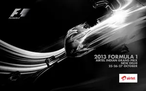 2013-10-27 | Grand Prix Of India | New Delhi | Formula 1 Event Artworks | formula 1 event artwork | formula 1 programme cover | formula 1 poster | carsten riede