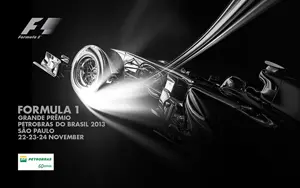 2013-11-24 | Grande Premio Do Brasil | Interlagos | Formula 1 Event Artworks | formula 1 event artwork | formula 1 programme cover | formula 1 poster | carsten riede