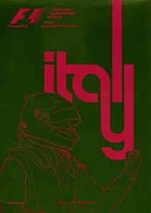 2014-09-07 | Gran Premio D`Italia | Monza | Formula 1 Event Artworks | formula 1 event artwork | formula 1 programme cover | formula 1 poster | carsten riede