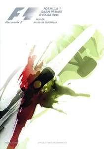 2015-09-06 | Gran Premio D`Italia | Monza | Formula 1 Event Artworks | formula 1 event artwork | formula 1 programme cover | formula 1 poster | carsten riede